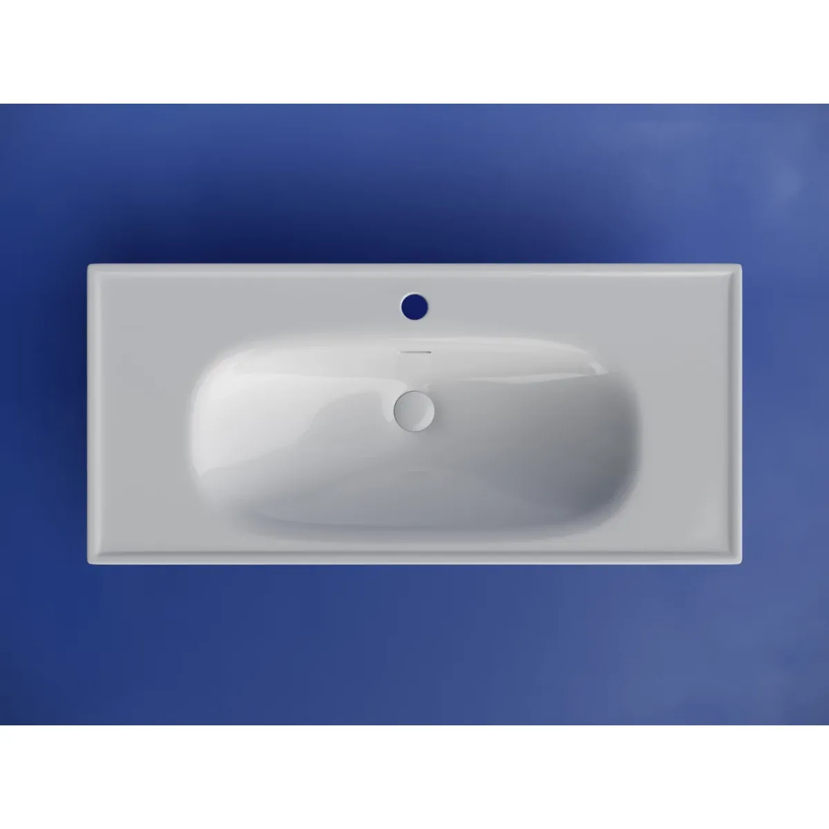 Раковина Ceramica Nova Sabo CN13003 100,5x46 см, накладная, белый