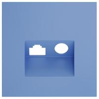 Накладка для ТВ-розетки и RJ-11 или RJ-45 Voltum S70 VLS002715