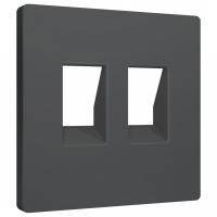 Накладка для розетки RJ-11 или RJ-45 Ambrella Volt ALFA AP9121