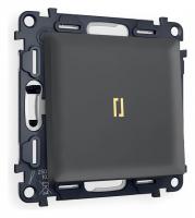 Выключатель проходной одноклавишный с подсветкой Ambrella Volt Quant MA902030