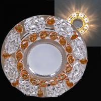 Встраиваемый светильник Reluce  22093-9.0-001PL MR16+LED3W CL+OR