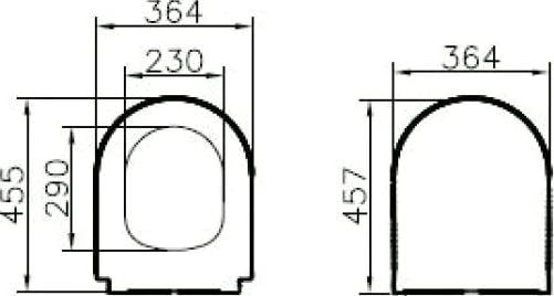 Крышка-сиденье VitrA 110-003-019 с микролифтом, белый