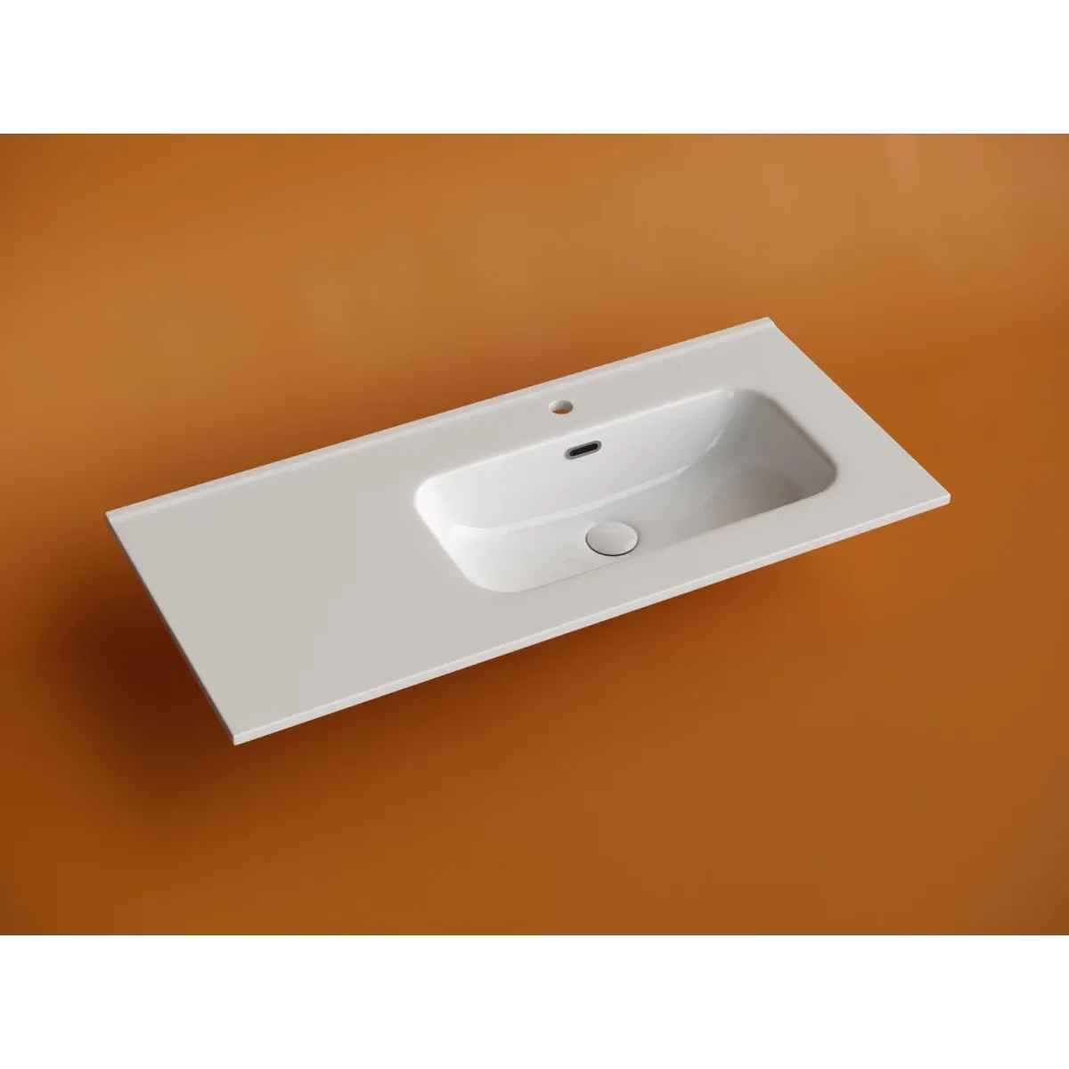 Раковина Ceramica Nova Element CN7003R 101x46,5 см R, накладная, белый