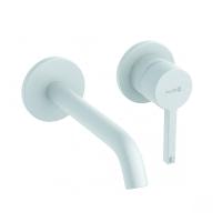 Смеситель для раковины Kludi Nova Fonte Pura 202445315 белый матовый