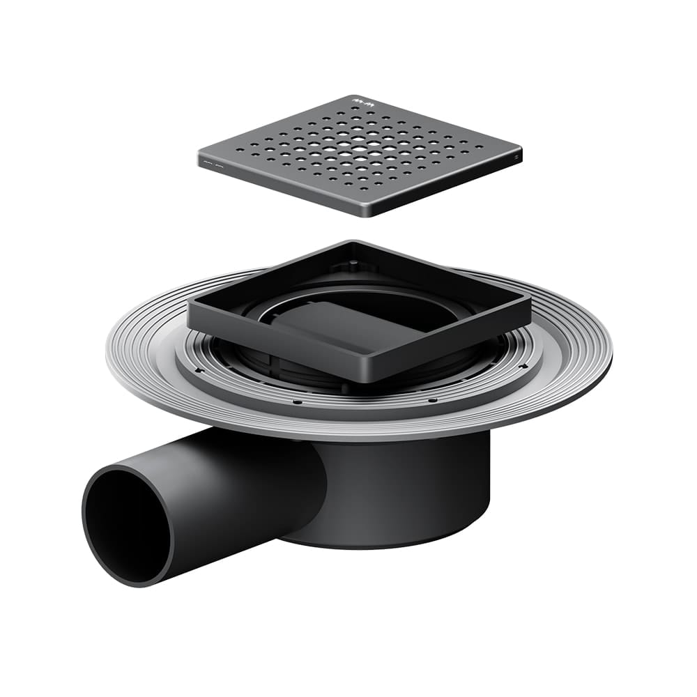 Душевой трап AM.PM MasterFlow W01BD-P11-010-01BM черный матовый