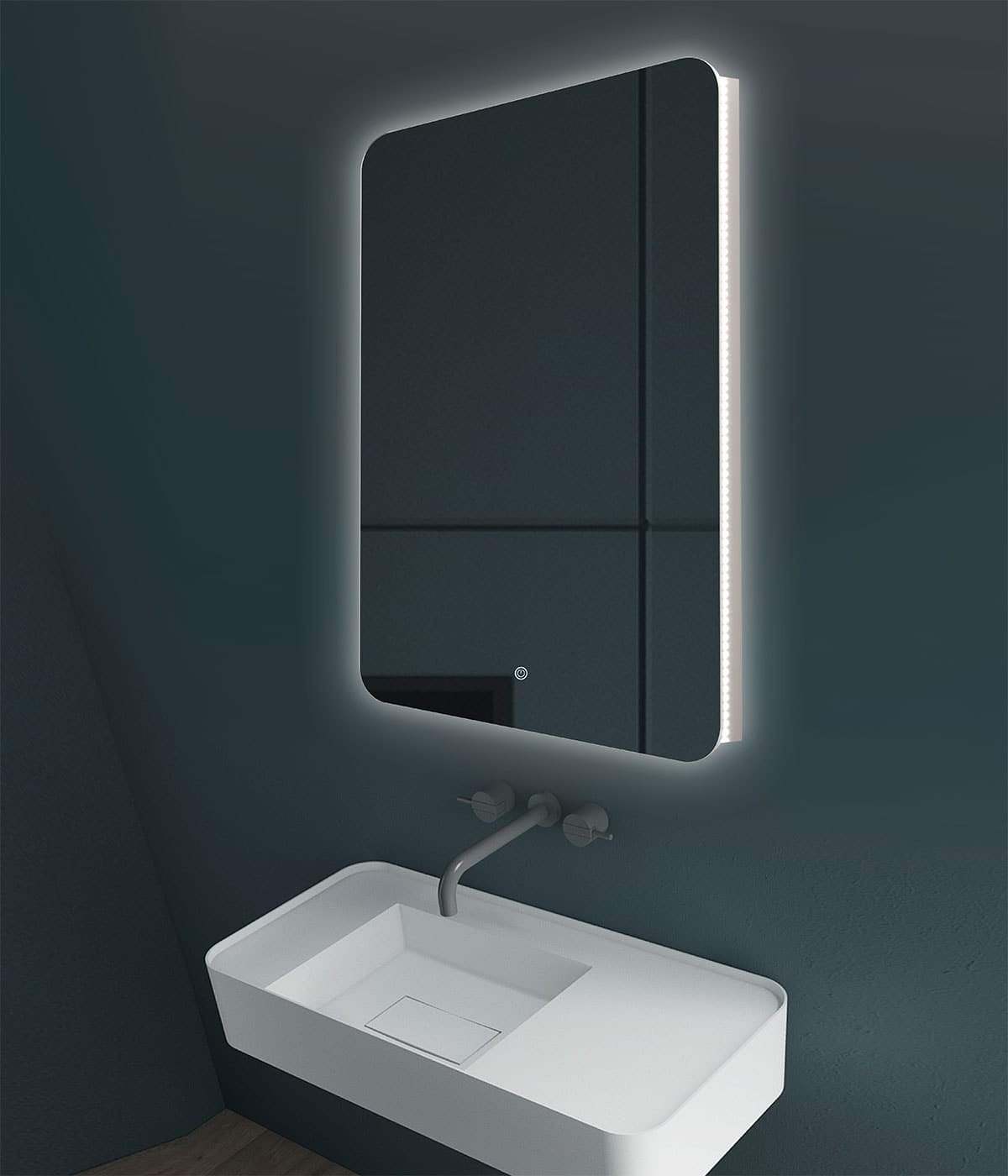 Зеркало Vincea 60x80 VLM-3BE600 с подсветкой и сенсорным выключателем