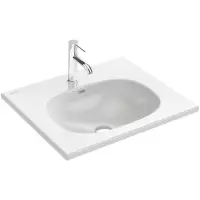 Раковина Jacob Delafon Bastille EXCC112-Z-00 61x51,5 см, накладная, подвесная, белый