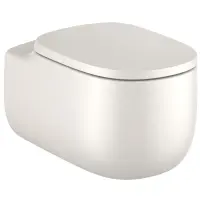 Унитаз подвесной Roca Beyond 3460B7650 безободковый, бежевый матовый