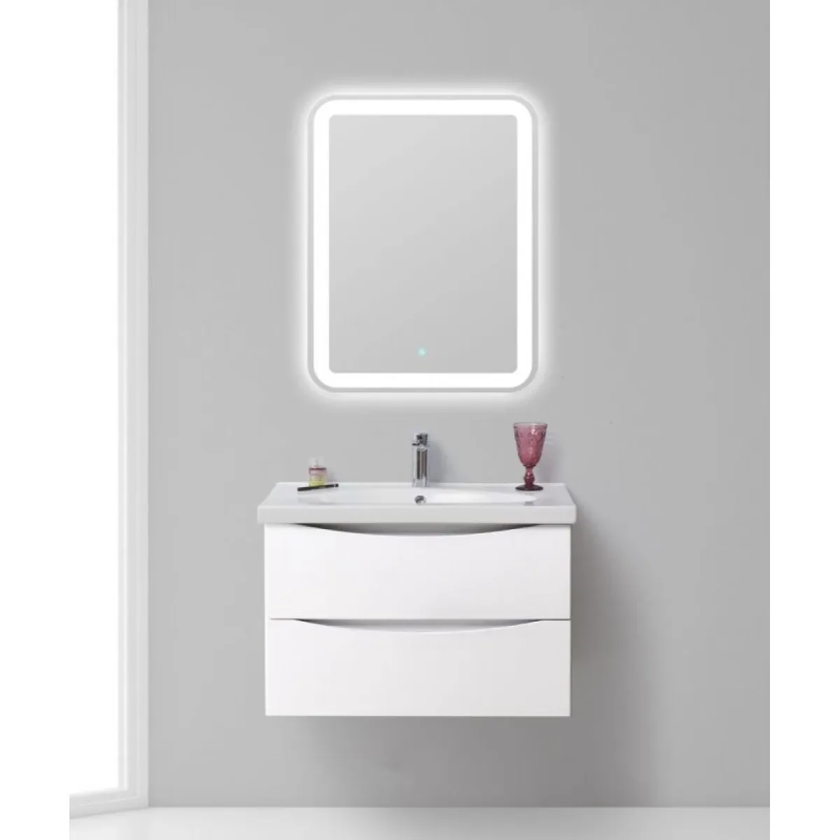 Раковина 73,4x48,1 см BelBagno Fly BB700-LV-CER-N