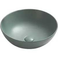 Раковина-чаша CeramaLux 104MLG-6 41,5x41,5 см, накладная, бирюзовый матовый