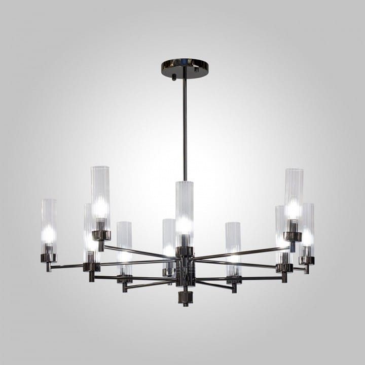 Люстра на штанге AM-Group INDIGO INDIGO SP10 PEARL BLACK