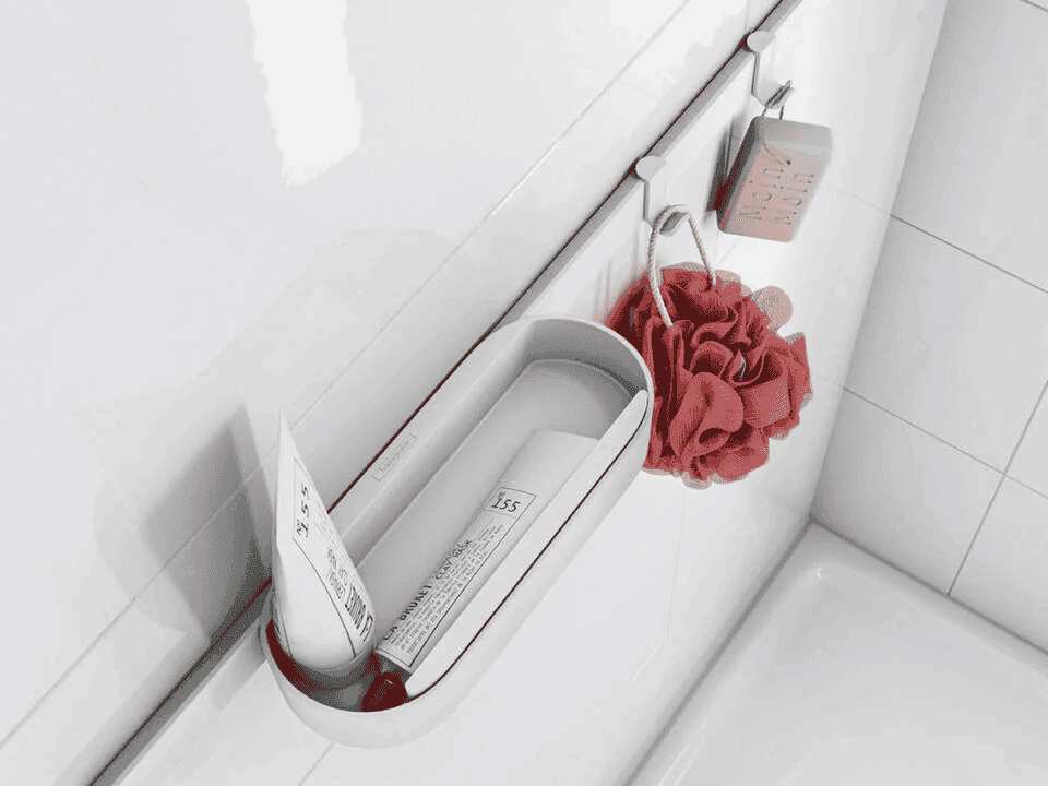 Контейнер для ванной комнаты hansgrohe WallStoris 27912700 белая матовая