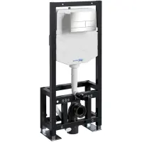 Инсталляция для унитаза WasserKRAFT Dill 61 61TLT.010.ME.BN04 с кнопкой смыва, никель