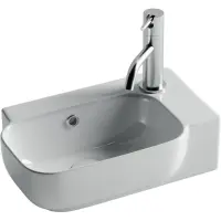 Раковина Ceramica Nova Element CN6074L 40,3x24,9 см L, рукомойник, белый