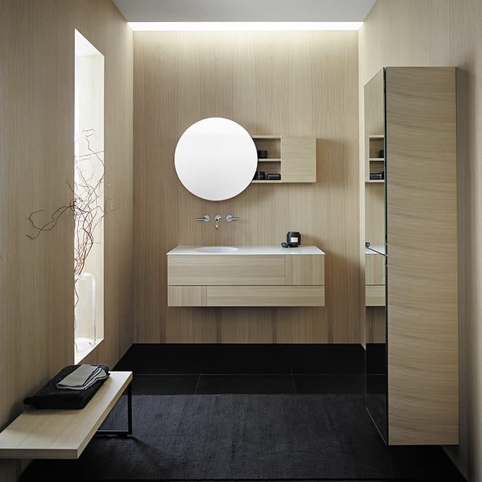 Тумба с раковиной Burgbad Coco 120 SFHR120 L F2853 C0001*1 дуб натуральный