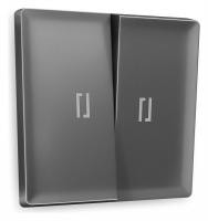 Клавиши для выключателя двухклавишного c подсветкой Ambrella Volt Quant AP6540
