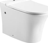 Чаша для унитаза-компакта Bravat Pura CX21214UW-P-ENG с сиденьем микролифт, белый