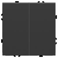 Выключатель двухклавишный без рамки Stekker RSW10-5104-05 49840