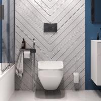 Подвесной унитаз AM.PM Inspire V2.0 CK50H0603W с гигиеническим душем и аксессуарами