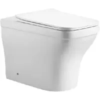 Унитаз приставной Aquatek Амадео AQ1964-00 безободковый, с сиденьем микролифт, белый