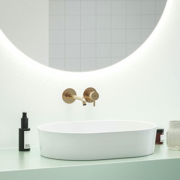 Смеситель для раковины Ravak Espirit X070352 розовое золото матовое