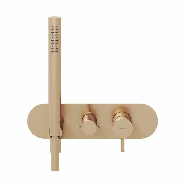 Смеситель для душа Ravak Espirit X070356 с лейкой розовое золото матовое