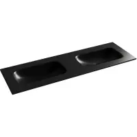 Раковина Ceramica Nova Grace CN7022MBwx 141x46 см, накладная, черный матовый