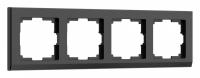 Рамка на 4 поста Werkel Stark (черный) W0041808