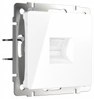 Розетка Ethernet RJ-45 и со шторками без рамки Werkel белый W5120101