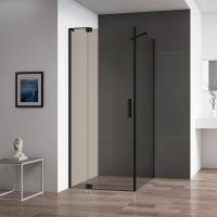 Душевой уголок Cezares Slider 100 SLIDER-AH-1-100-100/110-BR-NERO черный