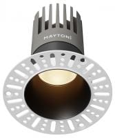 Встраиваемый светильник Maytoni Technical Омут DL122-15W-3K-TRS-B