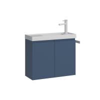 Тумба с раковиной Orka Ferla 60 5004323 синий матовый/белый