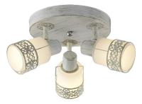 Спот Eurosvet Silvia 20026/3 белый с золотом