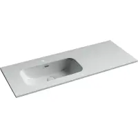 Раковина Ceramica Nova Element CN7006L 121x46,5 см L, накладная, белый