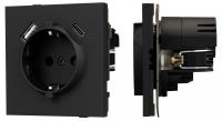 Розетка 2хUSB type A и C без рамки Arlight SCT-TENDO 054607