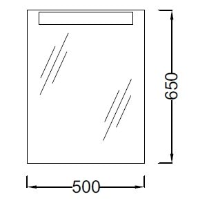 Зеркало Jacob Delafon Presqu`ile 50 EB1107-NF
