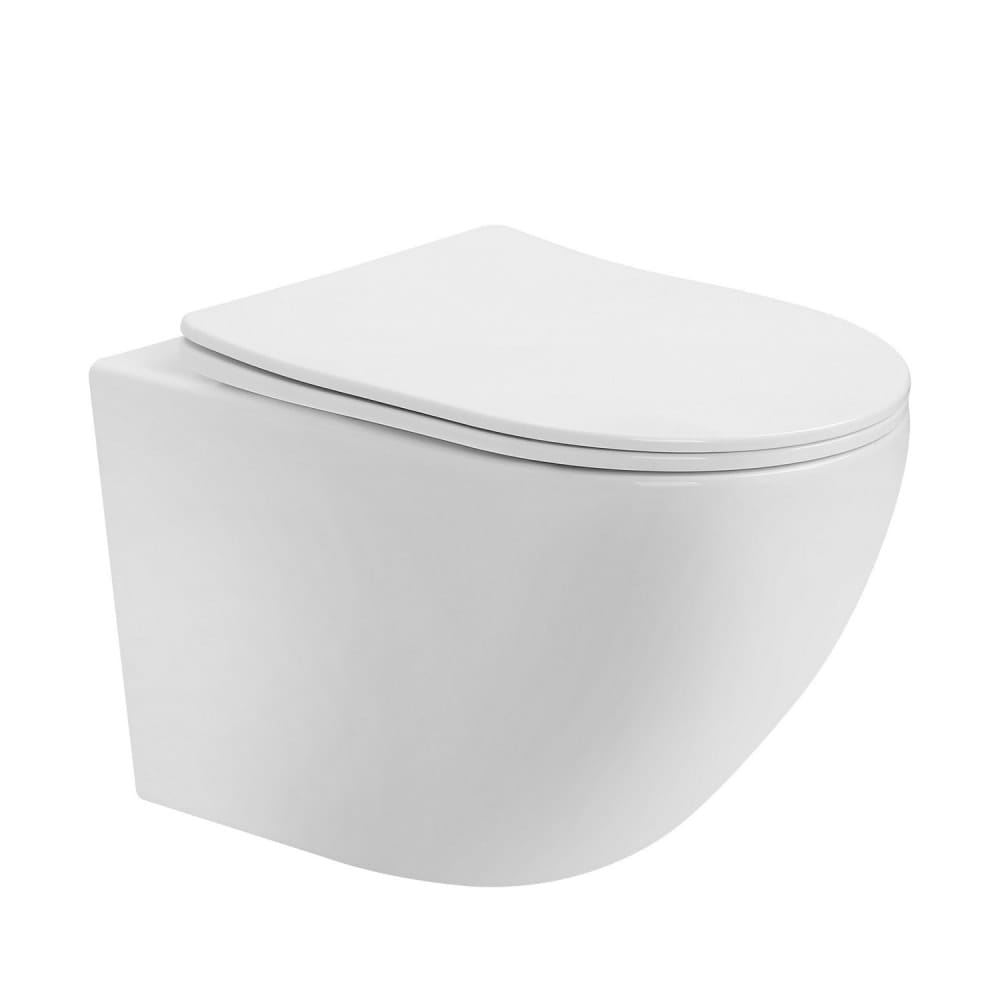 Комплект унитаза с инсталляцией Abber Bequem AC1100T-AC0105-AC0120RG с клавишей смыва золото розовое