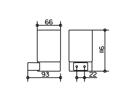 Стакан для зубных щеток Keuco Plan 14950019000
