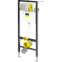 Инсталляция для унитаза модель 8524.14 Viega Prevista Dry Visign for Style 21 792596 с кнопкой смыва, хром
