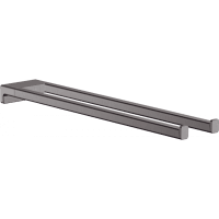 Двухрожковый держатель полотенец hansgrohe AddStoris 41770340 шлифованный черный хром