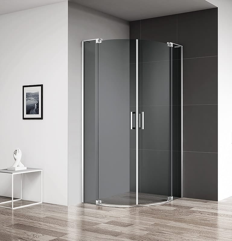 Душевой уголок Cezares Slider 100x100 SLIDER-R-2-90/100-GRIGIO-Cr
