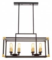 Подвесной светильник LUMINA DECO Waldorf LDP 1140-8 BK+MD
