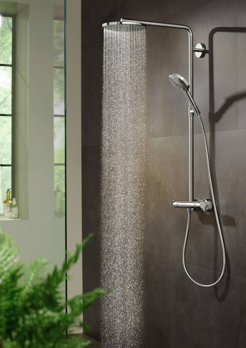 Душевая стойка hansgrohe Raindance Select S Showerpipe 240 1jet P с термостатом 27633000