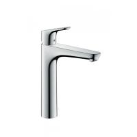 Смеситель для раковины hansgrohe Focus 190 CoolStart 31658000 Eco картридж со сливным клапаном Push-Open