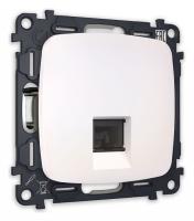 Розетка Ethernet RJ-45 и со шторками без рамки Ambrella Volt Quant MO212010