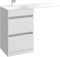Тумба под раковину AQWELLA Forma 115 FOR01052 белый