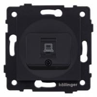 Розетка Ethernet RJ-45 без рамки Kollinger  REA-018BM