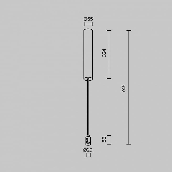 Крепление для трека Maytoni Technical  TRA159C-BB1-PT