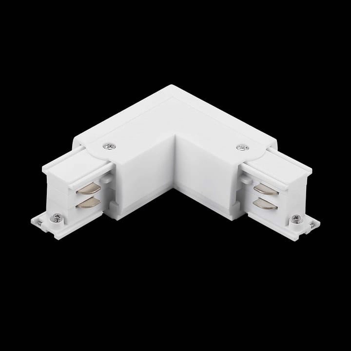 Соединитель угловой L-образный для треков накладных Lightstar Quattro 504126-FRPS