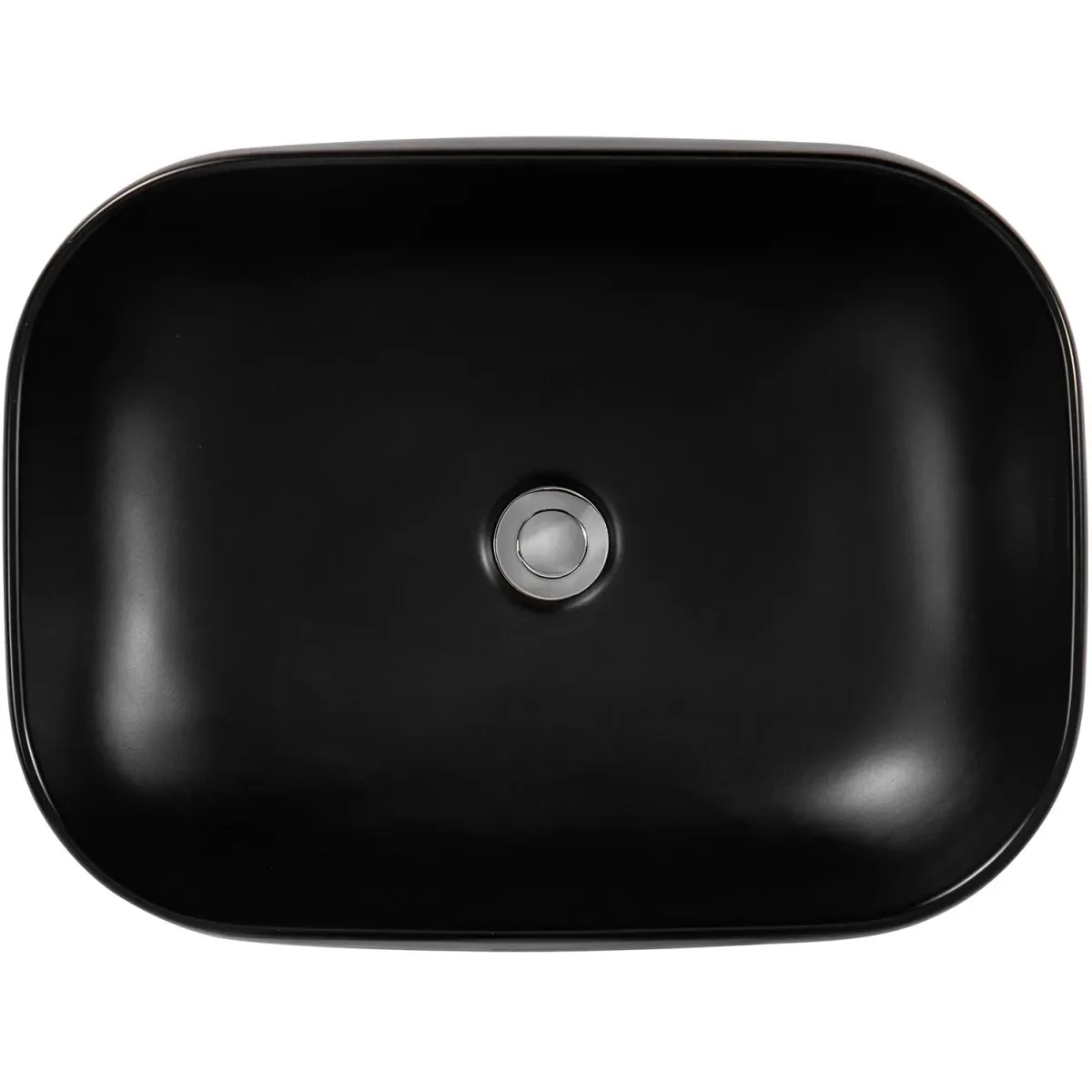 Раковина-чаша Aquatek AQ5526-MB 56x42 см, накладная, черный матовый